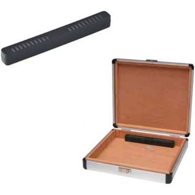 Small Rectangle Cigar Humidor Humidifier (Black)