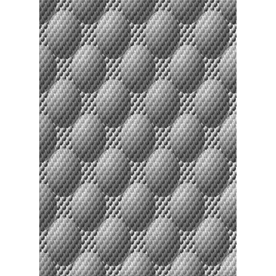 Tapis zone grise à motifs