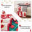 Christmas Patchwork Quilted 3-Piece Bedspread Set-137257643