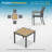 5-Piece Aluminum Patio Dining Set