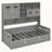 Wooden Daybed With Hydraulic bed and All-in-One Cabinet and Shelf-2014475500-2014475501
