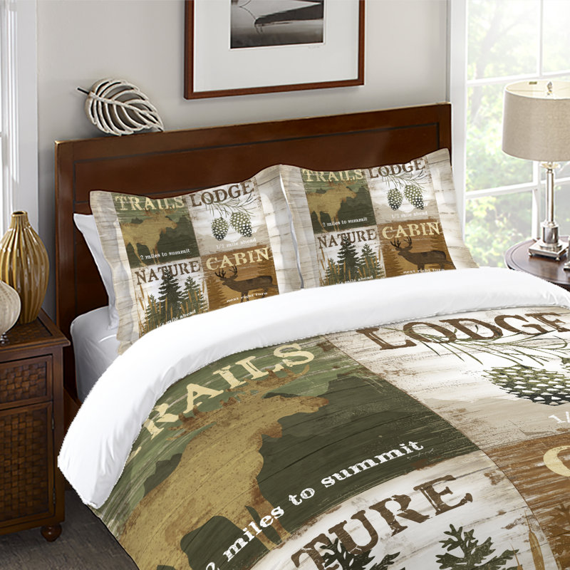 Taie décorative en polyester Nature and Lodge, Grand lit