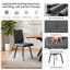 Ensemble de table de salle à manger extensible 7 pièces Kosinski avec 6 chaises modernes-132715972