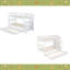 Lit superposé simple au-dessus de simple avec lit gigogne simple Stairway-1091131175