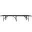 Lit plateforme très grand en métal noir, support robuste, pas de sommier, espace sous le lit, base de différentes tailles pour sommier, construction, excellent rangement, assemblage facile, compatible