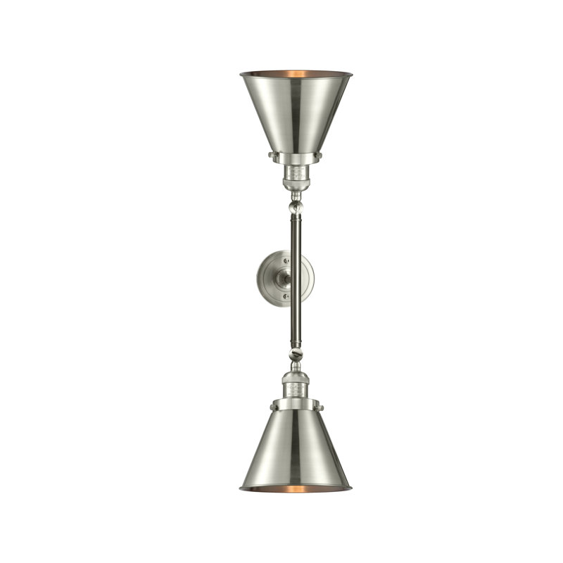 Donovan 2 - Light Dimmable Vanity Light, Polished Chrome, Polished Chrome, Incandescent