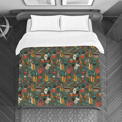 Rock N Roll Duvet Cover