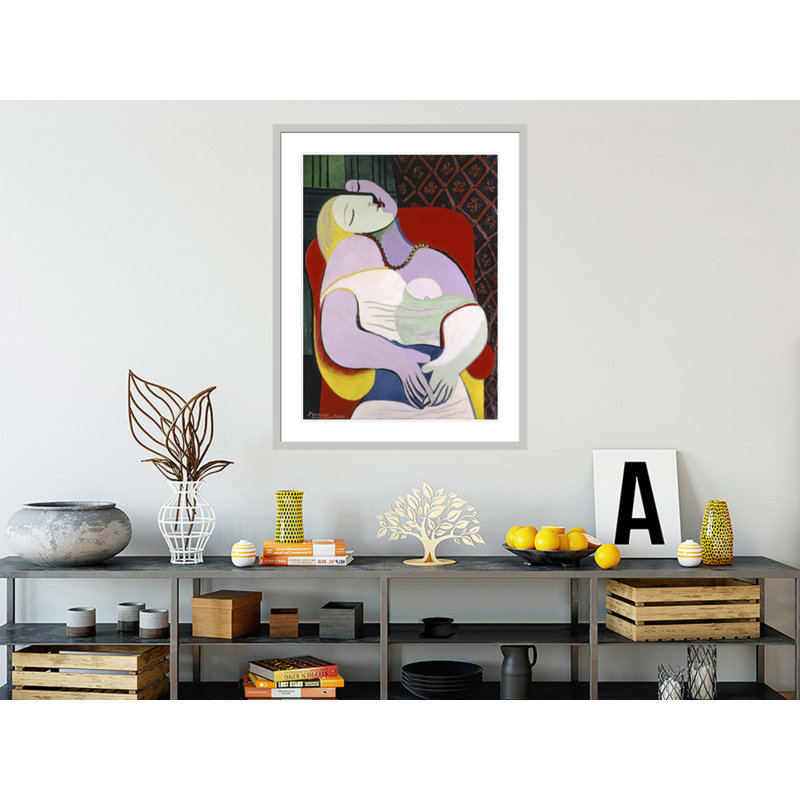 «The Dream» par Pablo Picasso, impression giclée sur cadre, H 41,5 po x l 32,45 po