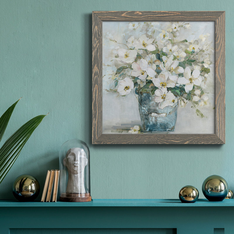 «Blue Dance I», peinture sur toile encadrée