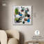 "Tectonic Plates II", reproduction d'art sur toile par Art Remedy, cadre argenté, 30 x 30-673767579-673767570
