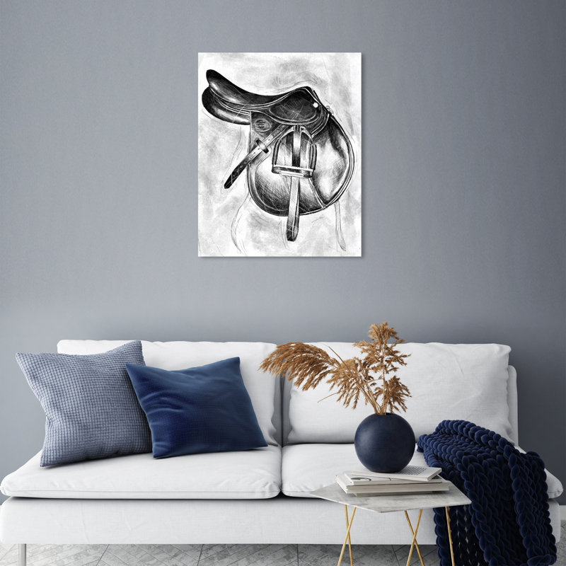 Saut à la ferme - Peinture sur toile, H 24 po x l 20 po, Toile tendue