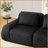 114" Flannel L-Shaped Modular Sectional With Ottoman-873230049