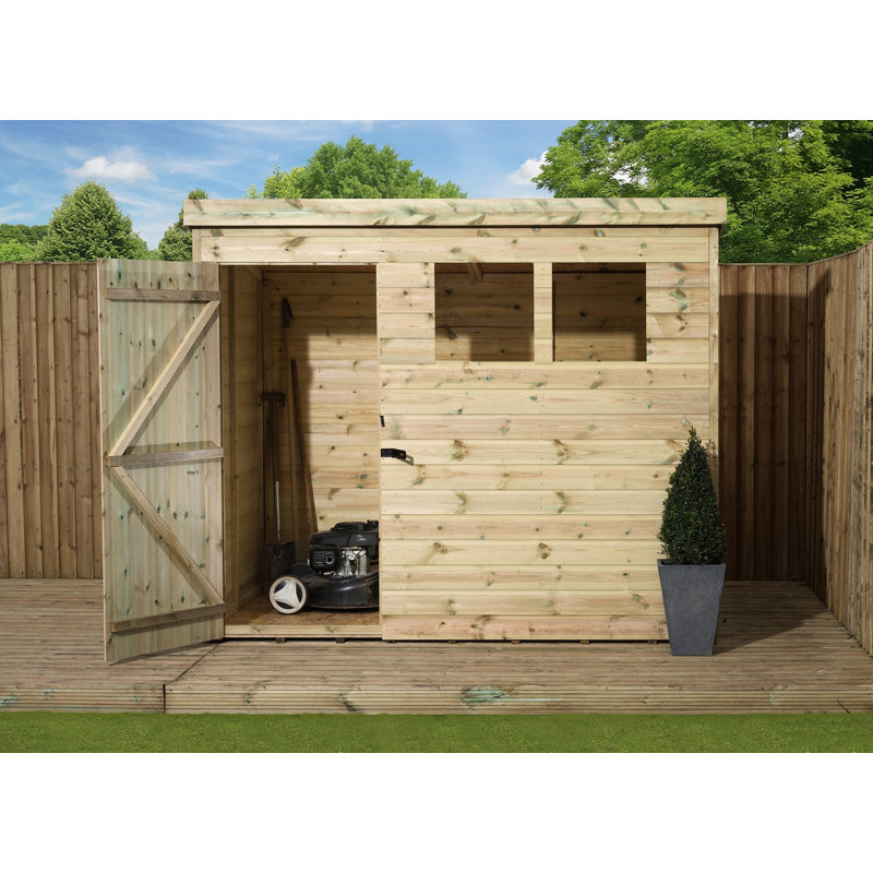 Shiplap Pent Wooden Shed, 7ft. x 6ft.