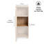 Efharis Mounting / Installation Required Bathroom Cabinet