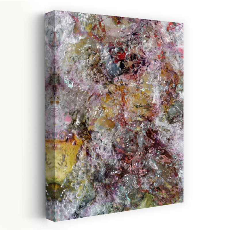 Contemporary Art Colorful Modern Abstract Nature Architecture Wall Art by Angelo Cerantola - Wrapped Canvas Print