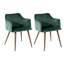 Sofiya 47cm H Velvet Upholstered Armchair-88674281-88674280