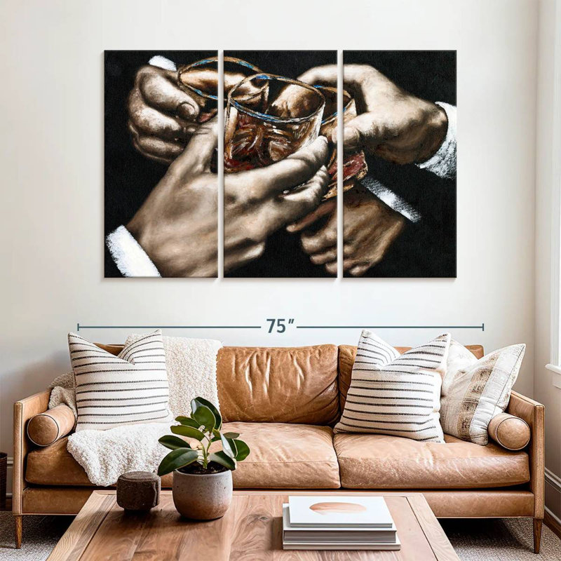 Yarlin Cheers, 42" H x 65" W