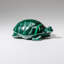 Genuine Polished Malachite Turtle Carving (335 grams)