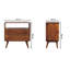 Taub 35.00cm W Bedside Table