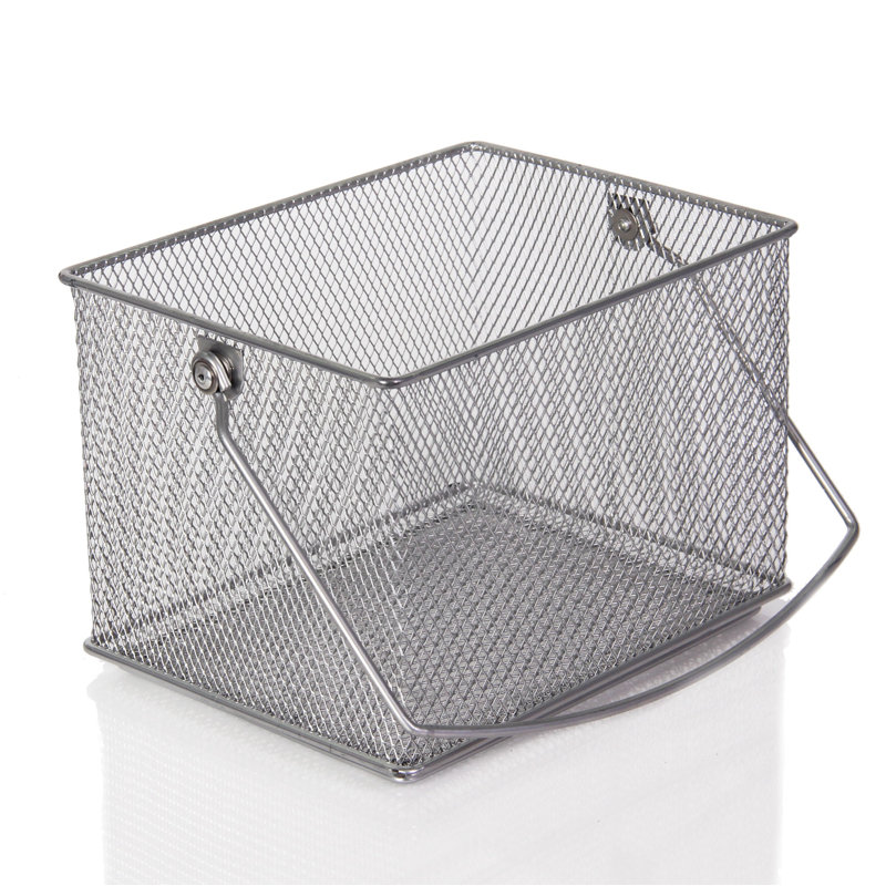 Rectangle Mesh Condiment Utensil Carrier Caddy and Napkin Holder