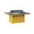 Hammered Top Stainless with Sunburst Yellow Base selected