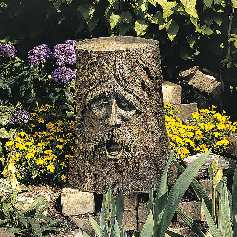 The Odin Tree Stump Statue Table