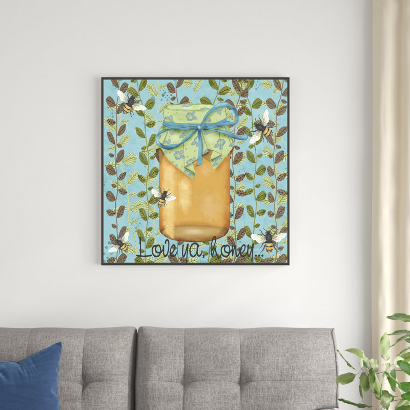 Abeilles et miel II, H 30 po x l 30 po