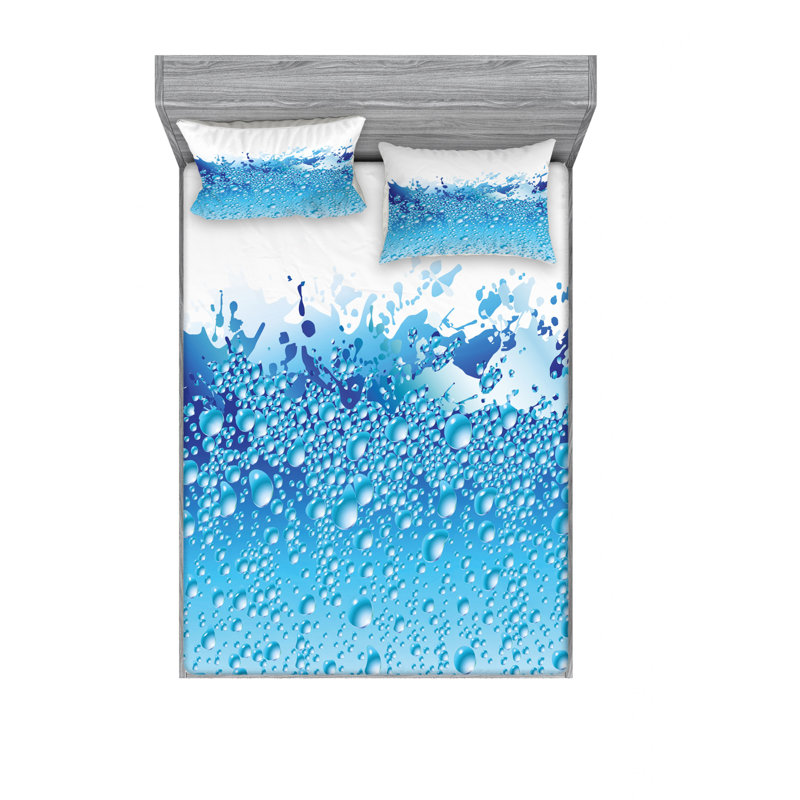 Microfiber Sheet Set, Queen Sheet Set with Fitted Sheet