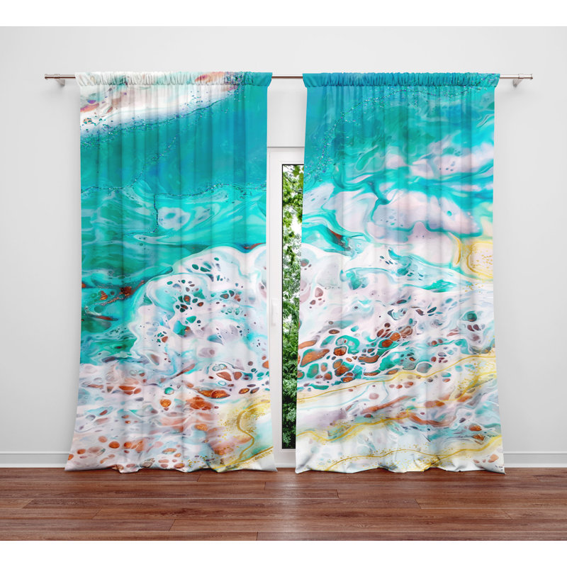Rideau en polyester, L 20 po x L 52 po