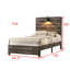 Ensemble de chambre à coucher avec lit plateforme 3-2 Eschol Eschol-391249294-391249329