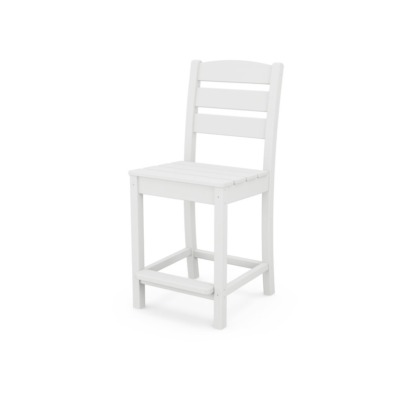 Chaise de comptoir Lakeside, Blanc