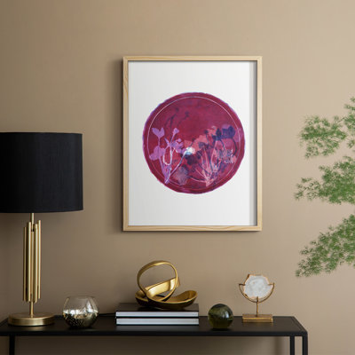 Strawberries and Forg II Framed Print - Solid Wood