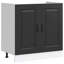 Sink Base Cabinet Kalmar 80X46x81.5 Cm Engineered Wood-712861645