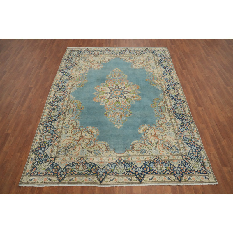 Tapis bleu 7 x 10