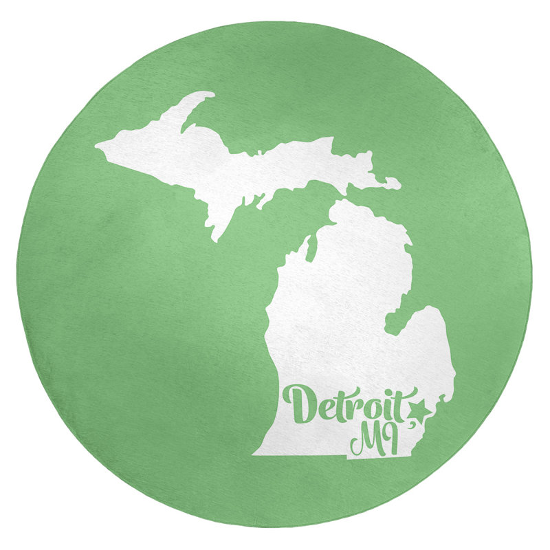 Tapis de la poly-chenille détroit michigan