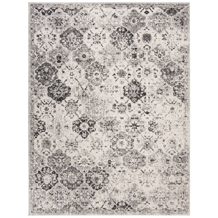 Newhouse Oriental Silver/Gray Area Rug