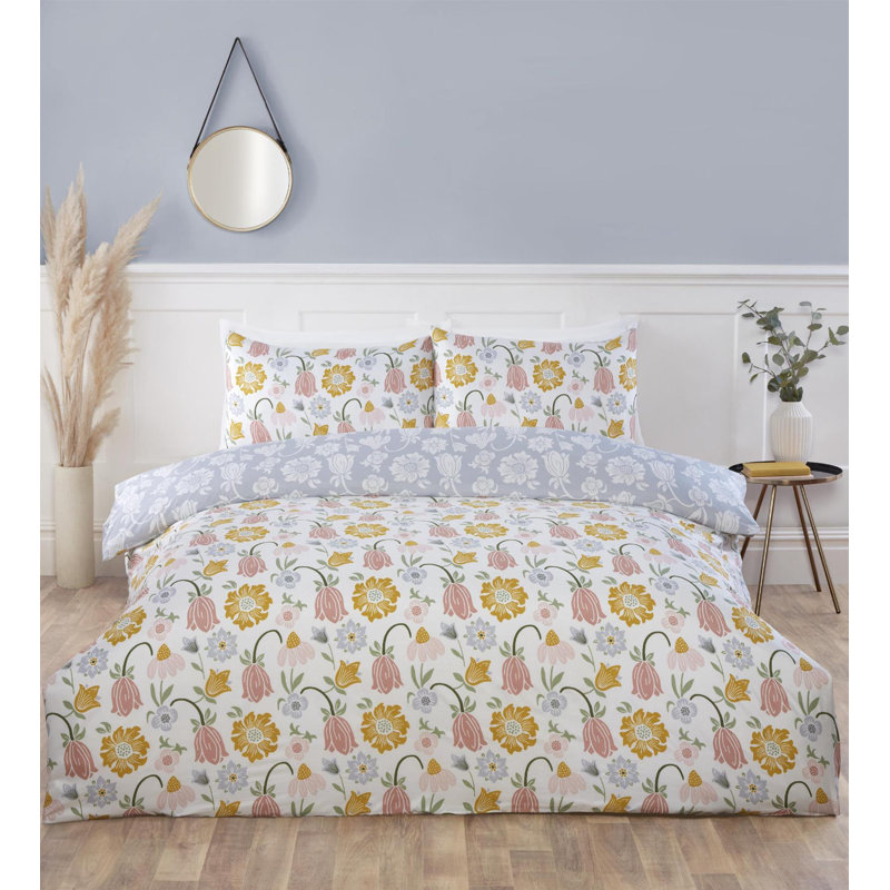Victorian Bloom Multi Duvet Cover Set Bedding Set, Single Duvet Cover Set + 1 Standard Pillowcases