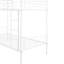Lit simple superposé simple en métal blanc - fabrication de qualité, lit facile à assembler, fabrication stable, L 78,1 po x l 41,4 po x H 65,3 po-56491712-56491715
