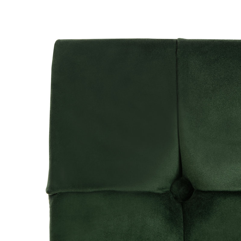 Ambroziu Upholstered Club Chair, Forest Green Velvet