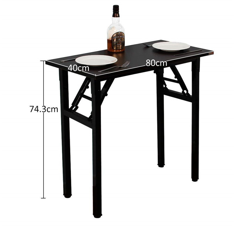 Aahliyah Computer Desk, Black, 29.25" H x 47.24" W x 23.62" D