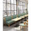 Banc rembourré en similicuir Modern Leisure