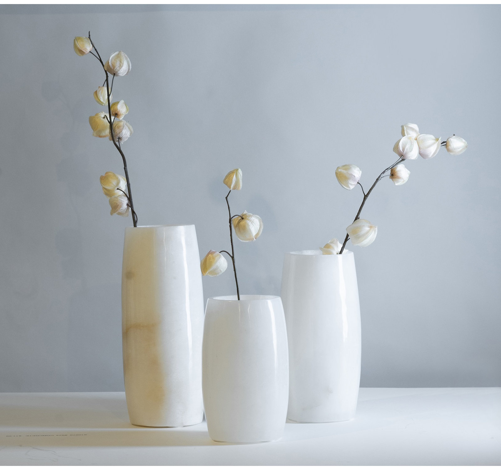 Stoneware Table Vase, 8" H x 4.75" W x 4.75" D