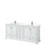 Meuble-lavabo double autoportant Deborah avec plateau en quartz-98142015-98142016-98213892