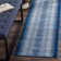 Tapis géométrique bleu royal / ivoire Allard