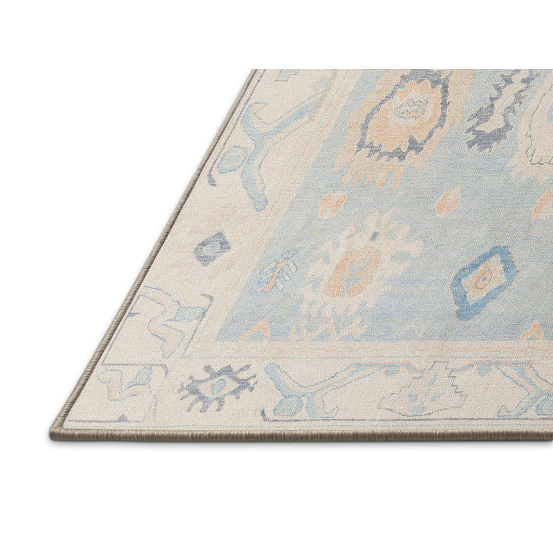 Tapis décoratif multicolore à motif abstrait, Rectangle 7 pi x 10 pi