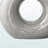Cilka Standard Gray Ceramic Table Lamp in Linen Shade, 23.88'' H X 15.85'' W X 10.75'' D