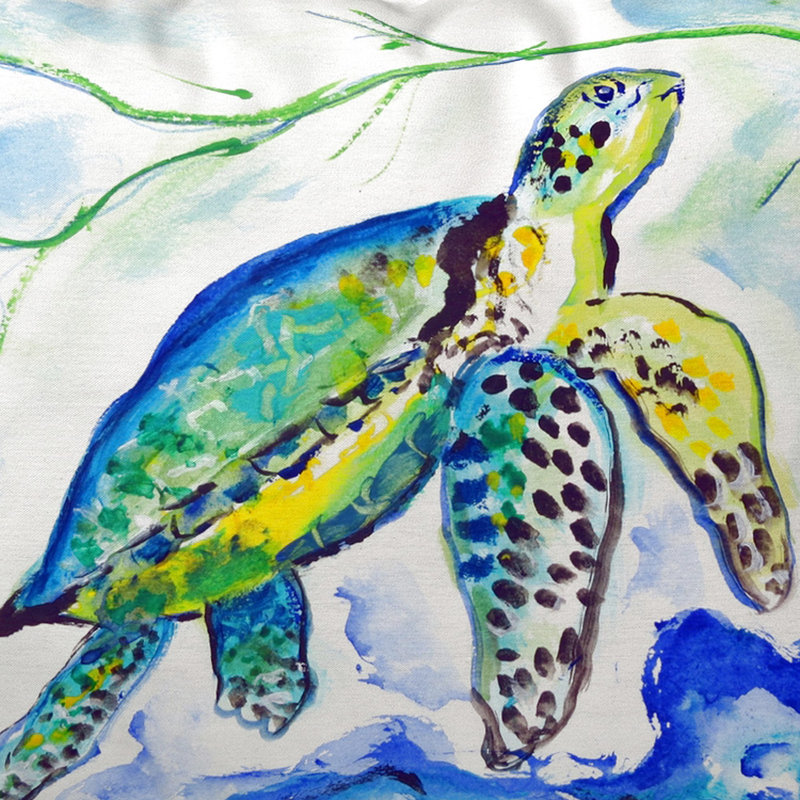  Housse et coussin rectangulaires d'extérieur Sea Turtle, Petit