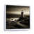 White Floater Framed