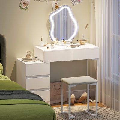 Nekaya Dressing Table with Mirror