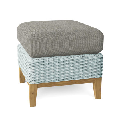 Frances Sectional Outdoor Teak Ottoman with Sunbrella Cushions -  Kingsley Bate, Composite_78E7A90B-D9B5-47D4-B456-B57BAA7F9E3F_1590571457